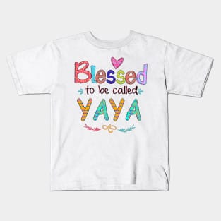 Blessed To Be Called Yaya Kids T-Shirt